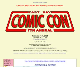 Eastbaycomiccon.com(EAST BAY COMIC) Screenshot