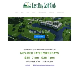 Eastbaygolfclub.com(East Bay Golf Club) Screenshot