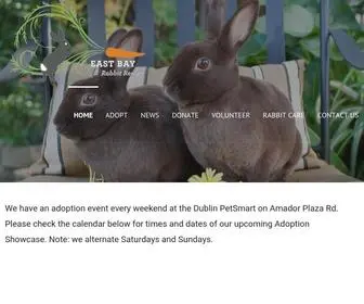 Eastbayrabbit.org(East Bay Rabbit Rescue) Screenshot