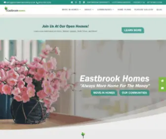 Eastbrookhomes.com(Eastbrook Homes) Screenshot