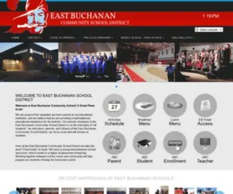 Eastbuchananschools.com(East Buchanan Community School District) Screenshot