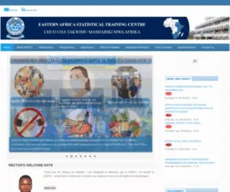 Eastc.ac.tz(Eastern Africa Statistical Training Centre) Screenshot
