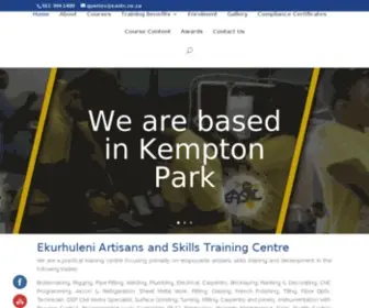 Eastc.co.za(Ekurhuleni Artisans and Skills Training College) Screenshot