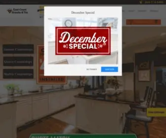 Eastcoast-Granite.com(East Coast Granite & Tile) Screenshot