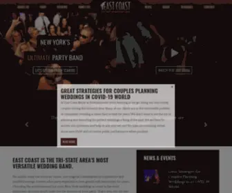 Eastcoastband.com(East Coast Band Live Wedding Music) Screenshot