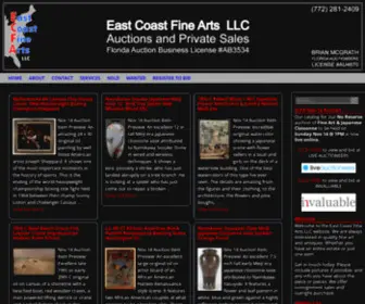 Eastcoastfinearts.com(Fine Art) Screenshot