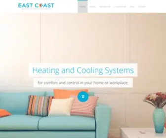 Eastcoastheatingandac.com(East Coast Heating and Air Conditioning) Screenshot