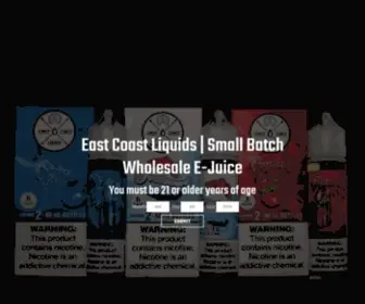 Eastcoastliquids.com(Wholesale E) Screenshot