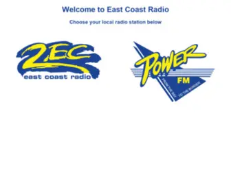 Eastcoastradio.com.au(Eastcoastradio) Screenshot