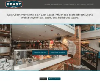 Eastcoastrva.com(East Coast Provisions) Screenshot