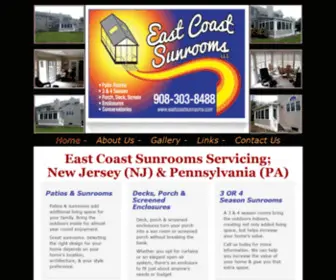 Eastcoastsunrooms.com(East Coast Sunrooms) Screenshot