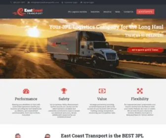 Eastcoasttransportllc.com(East Coast Transport) Screenshot