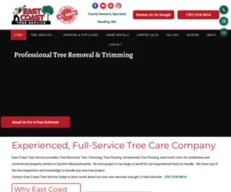 Eastcoasttreeservices.com(East Coast Tree Service) Screenshot