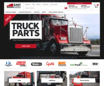 Eastcoasttruckstuff.com(East Coast Truck and Trailer) Screenshot