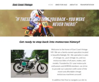 Eastcoastvintagemx.com(Vintage MX bikes) Screenshot