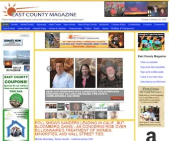 Eastcountymagazine.org(East County Magazine) Screenshot