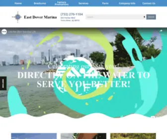 Eastdovermarina.com(Home East Dover Marina Toms River) Screenshot