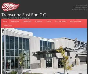 Eastendarena.ca(Transcona East End C.C) Screenshot