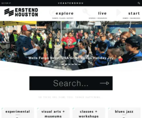 Eastendhouston.com(East End Houston) Screenshot