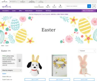 Easter.com(Hallmark) Screenshot