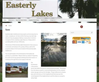 Easterlylakes.com(Home Owners Association Website) Screenshot