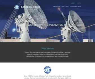 Eastern-Tech.com(Eastern Tech Corporation) Screenshot