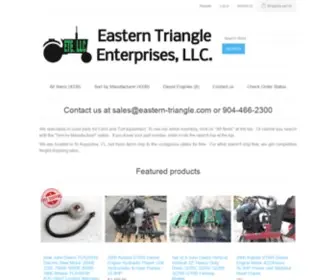 Eastern-Triangle.com(Eastern Triangle Enterprises LLC E) Screenshot