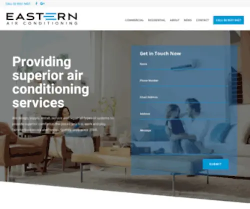 Easternairconditioning.com.au(#1 Air Conditioning Sutherland Shire & Sydney wide) Screenshot