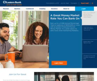 Easternbank.com(Eastern Bank) Screenshot