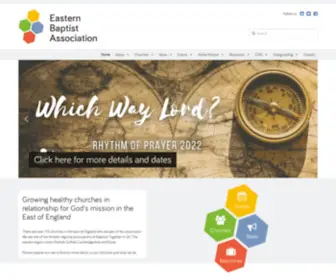 Easternbaptist.org.uk(Eastern Baptist Association) Screenshot