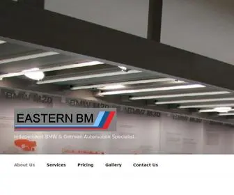 Easternbm.com.au(Independent BMW & German Automobile Specialist) Screenshot