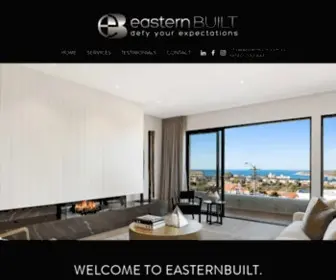 Easternbuilt.com.au(Eastern Built) Screenshot