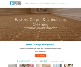 Easterncarpetcleaning.com(Eastern Carpet Cleaning) Screenshot