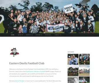 Easterndevils.com(Eastern Devils Football Club) Screenshot