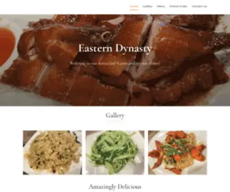 Easterndynastyrestaurant.com(Eastern Dynasty) Screenshot