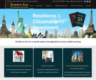 Easterneye.com.pk(Eastern Eye International (Pvt) Ltd) Screenshot