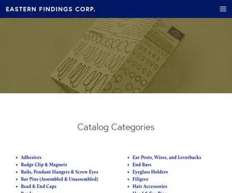 Easternfindings.com(EASTERN FINDINGS CORP) Screenshot