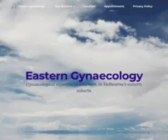 Easterngynaecology.com(Eastern Gynaecology) Screenshot