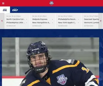 Easternhockeyleague.org(Eastern Hockey League) Screenshot