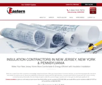 Easterninsulation.com(Insulation Contractors in New Jersey & New York) Screenshot