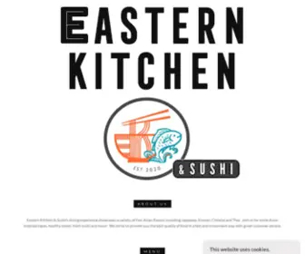 Easternkitchensushi.com(Eastern Kitchen & Sushi) Screenshot