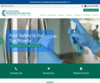 Easternmasurgery.com(Eastern Massachusetts Surgery Center) Screenshot