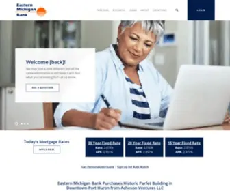 Easternmichiganbank.com(›) Screenshot