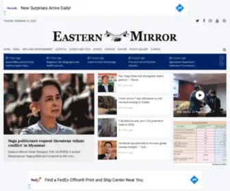 Easternmirrornagaland.com(Eastern Mirror) Screenshot