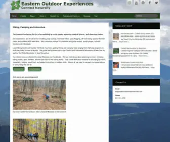 Easternoutdoorexperiences.com(Hiking, Camping and Adventure) Screenshot