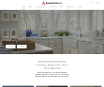 Easternpaint.com(Benjamin Moore Paint Store in New York) Screenshot