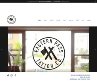 Easternpasstattoo.com(Opened by Philadelphia tattoo veteran Scott Bakoss in November 2014. Eastern Pass Tattoo studio) Screenshot