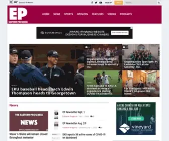 Easternprogress.com(Eastern's independent student newspaper since 1922) Screenshot