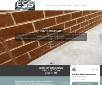 Easternsealantservices.com.au(Specialist Caulking Services) Screenshot