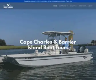 Easternshoreboattour.com(Eastern Shore Boat Tours) Screenshot